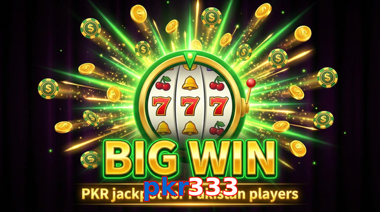 Big win animation on Pkr333 slot game